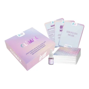 Clímax by INTT jogo com 69 cartas e gel de efeito quente para jogar em casal ou grupo de amigos
